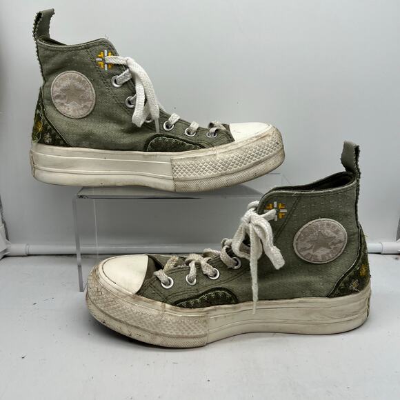 Converse Shoes Womens 7 Chuck Taylor All Star Lift Platform Autumn 'Embroidery - Picture 2 of 8